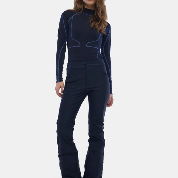 Halfdays Navy Blue Emma Softshell Ski Pants - Picture 1 of 2